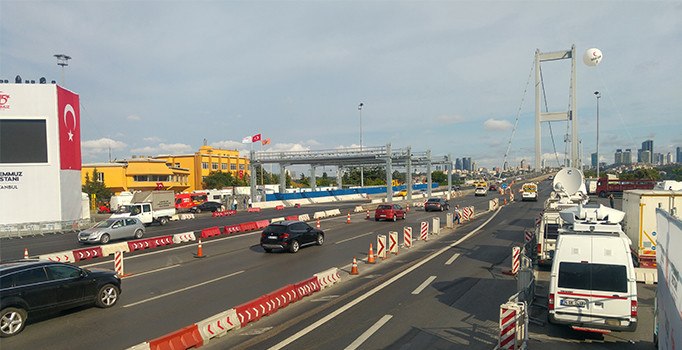 15 Temmuz Şehitler Köprüsü'nde son hazırlıklar