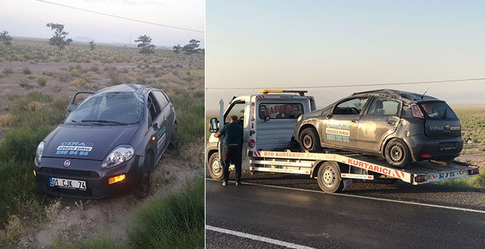 Otomobil şarampole uçtu: 1 ölü, 4 yaralı