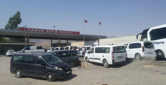 Habur Sınır Kapısı’nda giriş-çıkışlar durdu