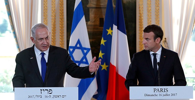 Macron, Netanyahu’yu kabul etti