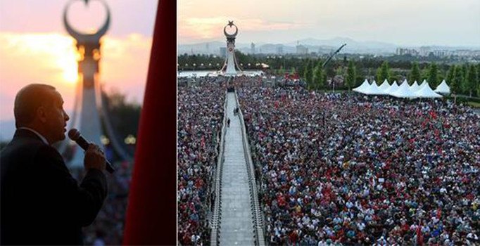 Beştepe'deki Şehitler Abidesi açıldı