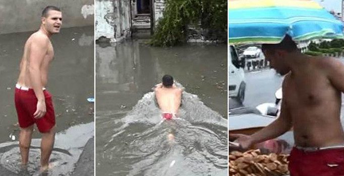 Biri evine, biri simitçiye kulaç attı