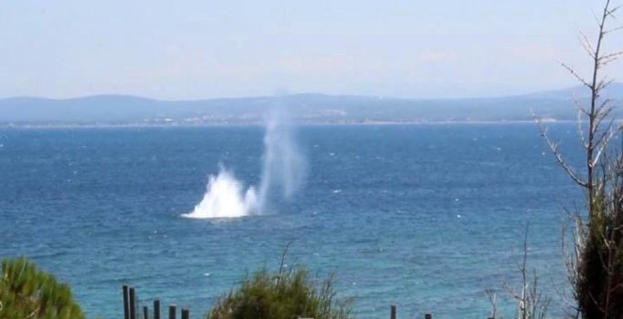 Çanakkale'de Birinci Dünya Savaşı'ndan kalma mayın imha edildi