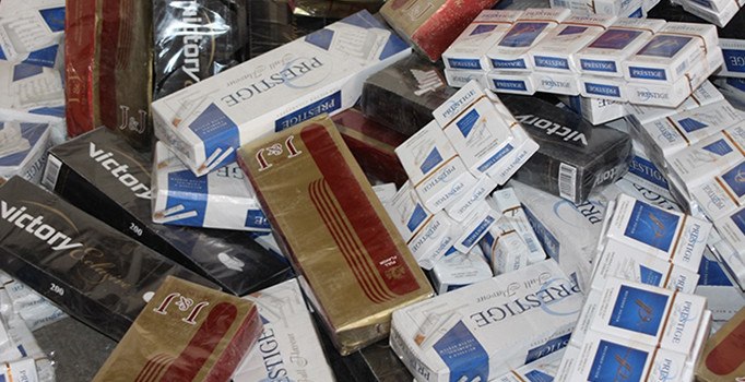 Başkentte 135 bin paket kaçak sigara ele geçirildi