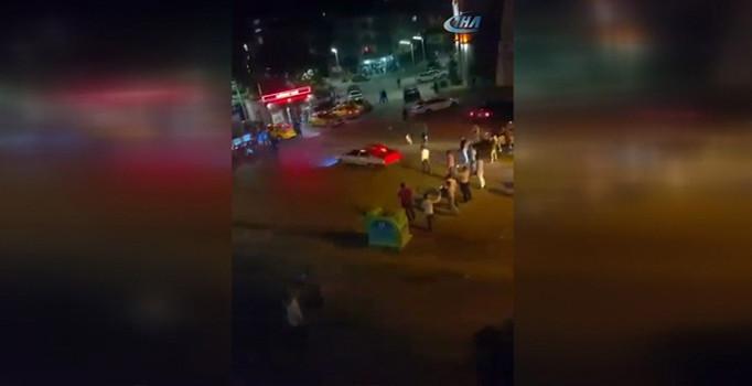 Şehir magandaları caddede drift yaptı