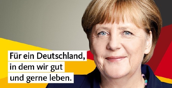 Washington Post Merkel'in seçim afişini analiz etti