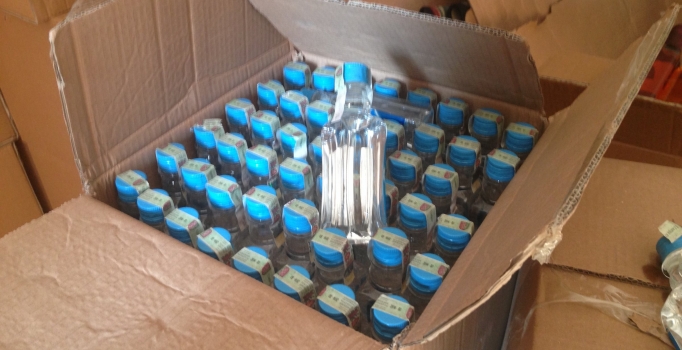 İstanbul Fatih'te sahte içki operasyonu