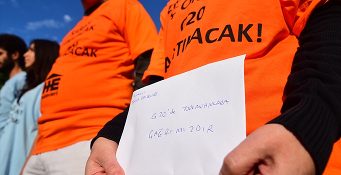 Antalya Belek'te G-20 protestosu: 4 gözaltı