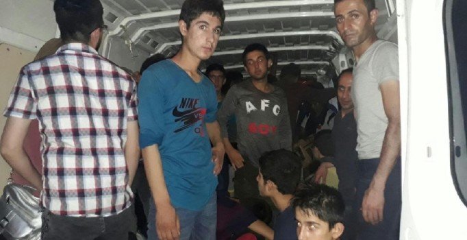 Milas'ta 34 kaçak yakalandı