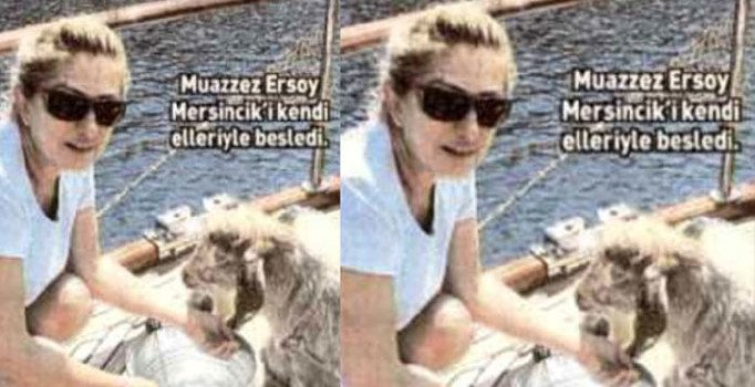 Muazzez Ersoy keçiyi evlat edindi