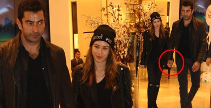 Kenan İmirzalıoğlu ile Sinem Kobal alışverişte bile el ele