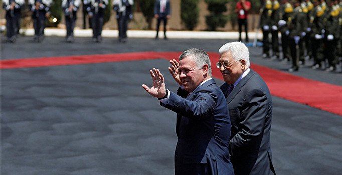 Ürdün Kralı Abdullah ve Filistin Devlet Başkanı Abbas bir araya geldi