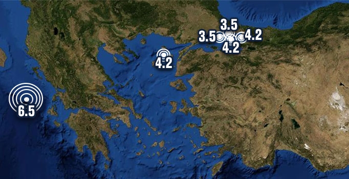 Yunanistan'da 6.5 şiddetinde deprem | Son depremler