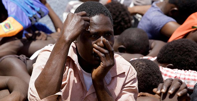 Libya açıklarında 155 Afrikalı göçmen kurtarıldı