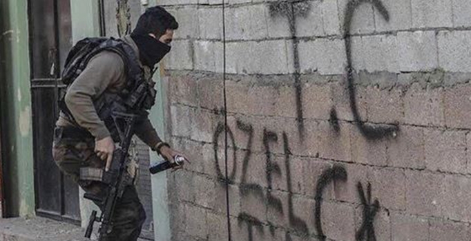 İçişleri Bakanlığı'ndan Silvan'daki duvar yazılarına inceleme!