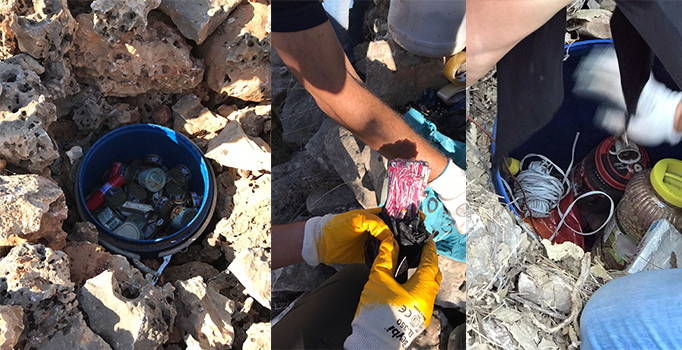 Mardin’de mühimmat dolu 12 PKK sığınağı ele geçirildi