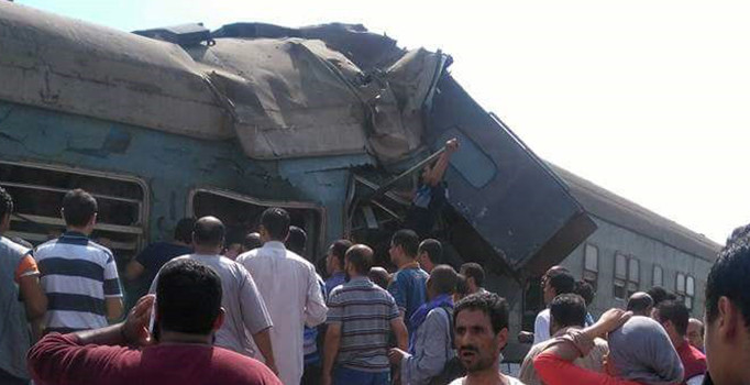 Son dakika! Mısır'da trenler çarpıştı: 21 kişi öldü