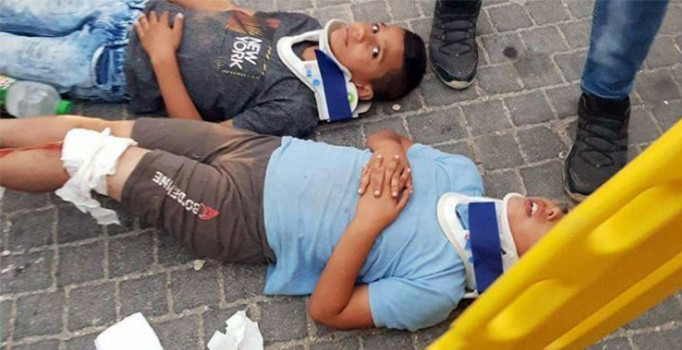 İsrailli yerleşimci, 4 Filistinli çocuğa çarpıp kaçtı