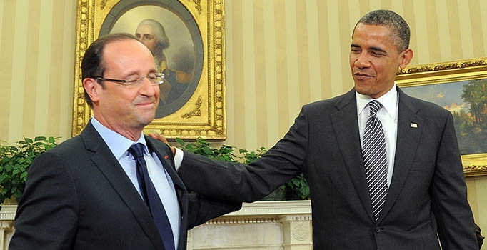 Obama ile Hollande DAEŞ'i konuştu