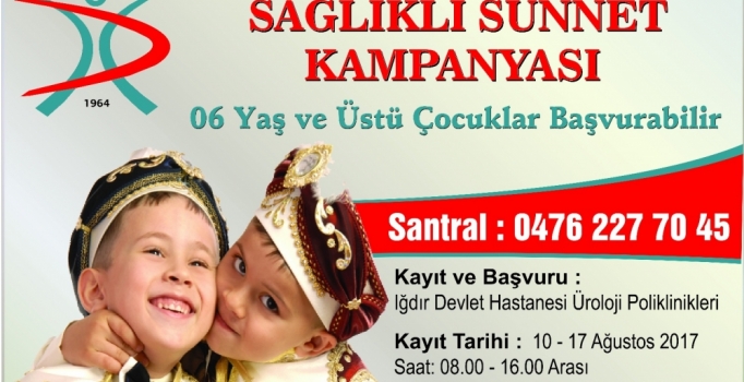 Devlet hastanesinden sünnet kampanyası