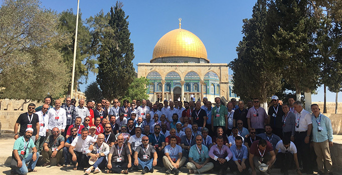 MÜSİAD Heyeti Mescid-i Aksa’da