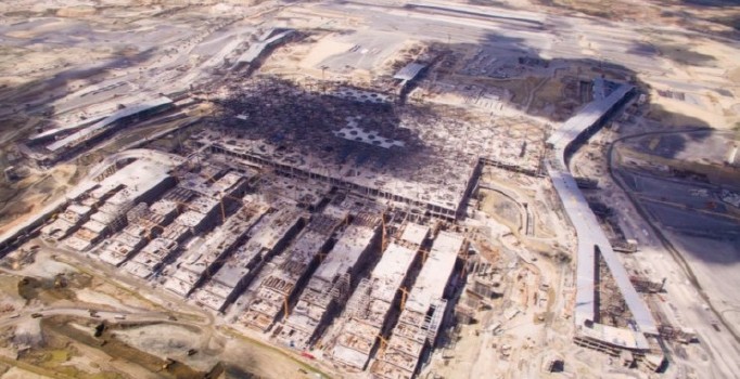 İstanbul Yeni Havalimanı uzaydan da görülüyor