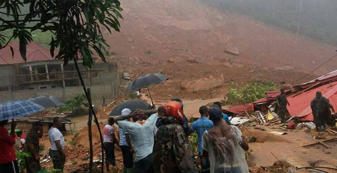 Sierra Leone'de toprak kayması! Yüzlerce kişi ölmüş olabilir