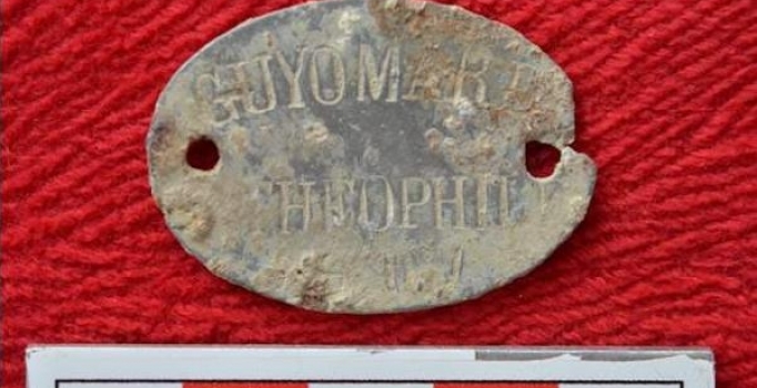 Çanakkale'de Fransız askerin künyesi 102 yıl sonra bulundu