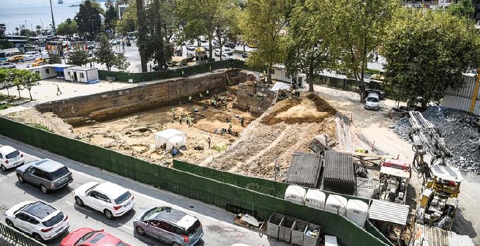 Beşiktaş'taki metro kazısında 6 bin yıllık kalıntılar bulundu