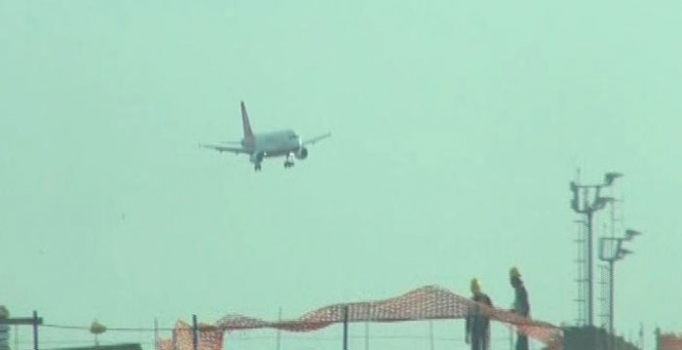 THY pilotları lodos nedeniyle zor anlar yaşadı - Video