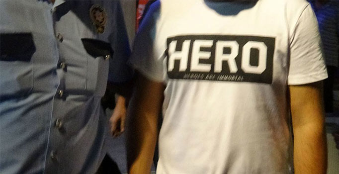 "Hero" tişörtüyle yakalandı, 2 hattında "ByLock" çıktı