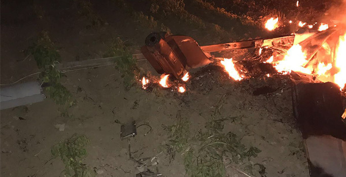 Adana'ya düşen ABD'ye ait İHA'nın bomba yüklü olduğu öğrenildi