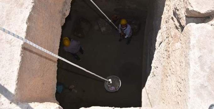 Diyarbakır'da kazı çalışmasında Roma dönemine ait tapınak bulundu