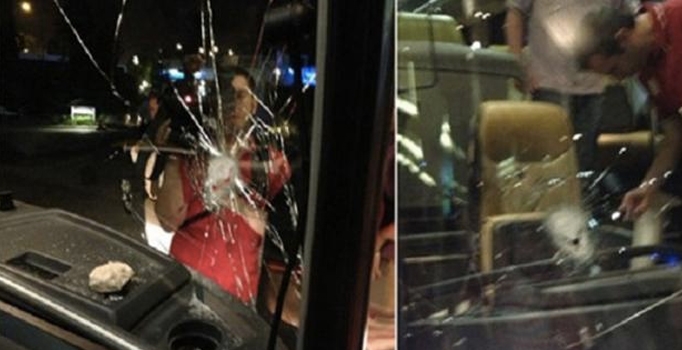 Galatasaray Tekerlekli Sandalye Basketbol Takımı'nın otobüsüne saldırdılar