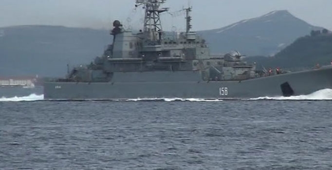 Rus savaş gemisi Yamal Akdeniz'e gitti