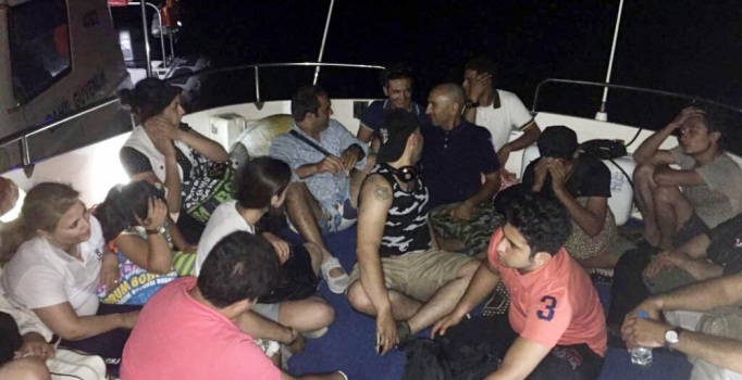 Bodrum'da 16 kaçak yakalandı