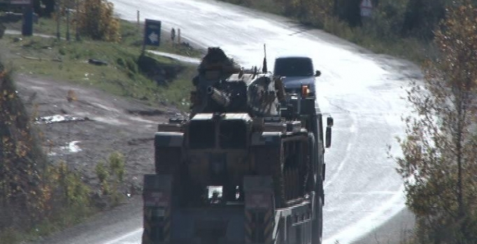 Suriye sınırına tank sevkediliyor