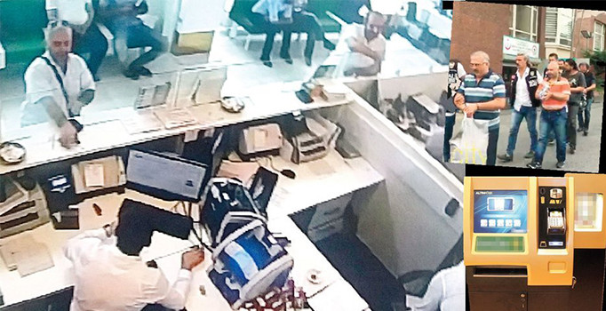 ATM’den verilen çeyrek altınların sahtesiyle 200 bin TL'lik vurgun yaptılar