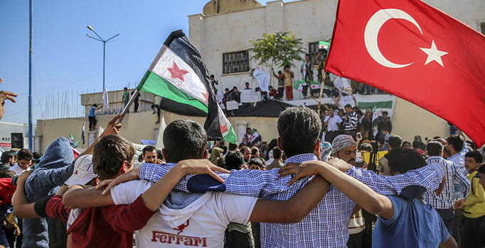 Cerablus'ta Fırat Kalkanı Harekatının 1'inci yıl kutlamaları