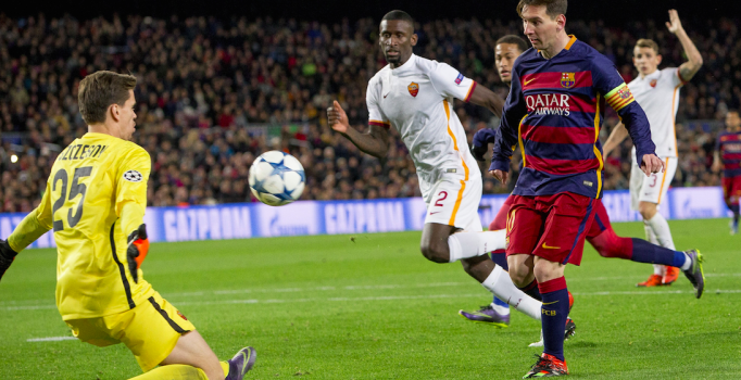 Messi'den Roma'ya şapka çıkartılacak gol