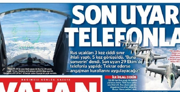Son uyarı telefonla | 26 Kasım gazete manşetleri