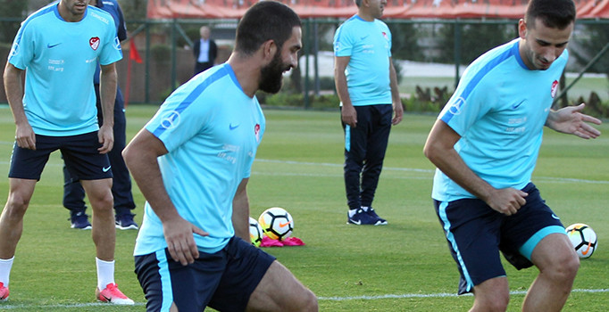 A Milli Takım, Ukrayna maçı hazırlıklarına başladı