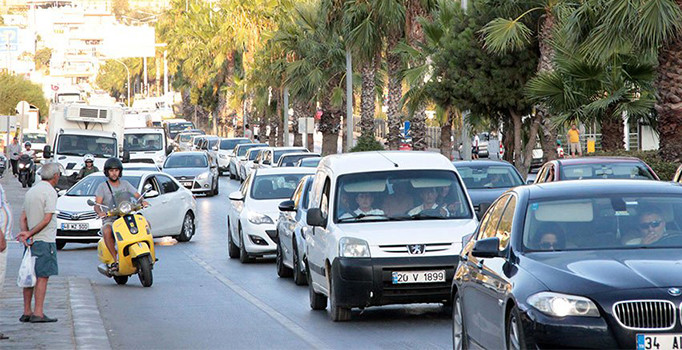 Kurban Bayramı tatili nedeniyle tatilciler Bodrum'a akın etti