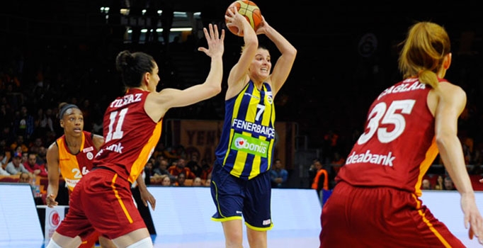Kadınlar liginde Galatasaray Fenerbahçe'yi mağlup etti