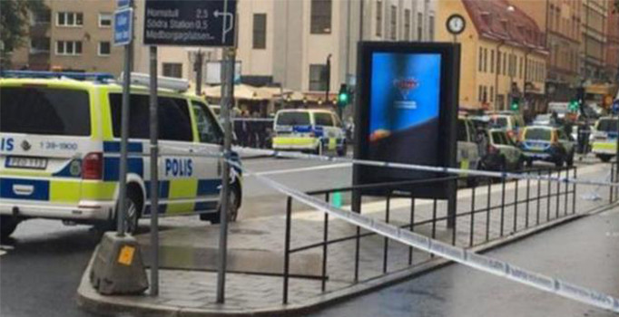 Stockholm'de polise bıçaklı saldırı: 1 yaralı