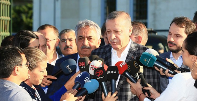 Erdoğan'dan ABD'te tepki: Bu başlı başına skandal