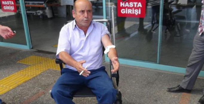 Kurban keserken maganda kurşunuyla yaralandı