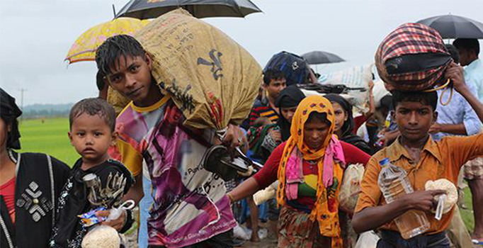 Arakanlı Müslümanlara yönelik katliam uydu görüntüsünde