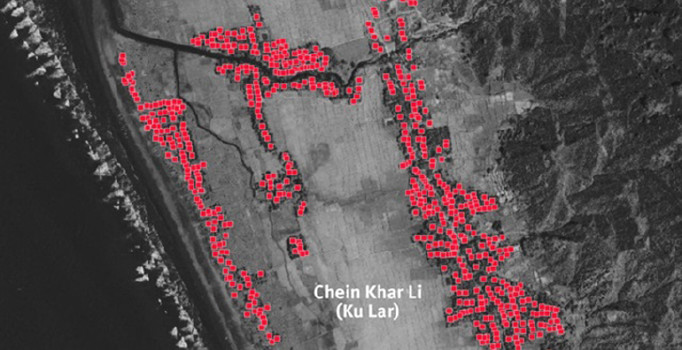 Arakan'da yakılan köylerin uydu görüntüleri yayınlandı