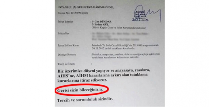 Can Dündar'ın avukatlarından mahkemeye: Gerisi sizin bileceğiniz iş